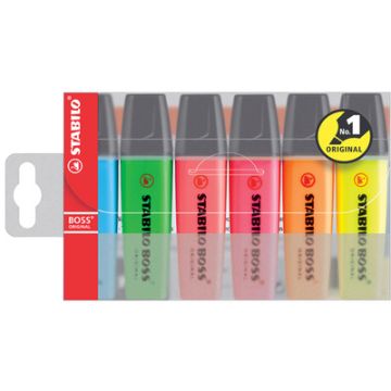 STABILO Surligneur "BOSS ORIGINAL", étui en PET de 6