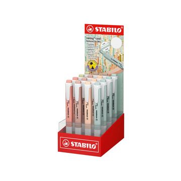 STABILO Surligneur swing cool NatureCOLORS, présentoir de 16 STABILO Surligneur swing cool NatureCOLORS, présentoir de 16