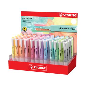 STABILO Surligneur swing cool Pastel, présentoir de 48