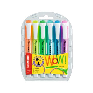 STABILO Surligneur swing cool, étui PET de 6