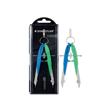 STAEDTLER Compas de précision Mars Comfort Neon, bleu/vert