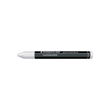STAEDTLER Craie Lumocolor permanent omnigraph, blanc x12 STAEDTLER Craie Lumocolor permanent omnigraph, blanc x12
