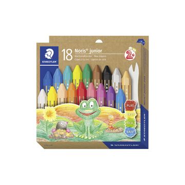 STAEDTLER Craie à la cire Noris junior, étui carton de 18
