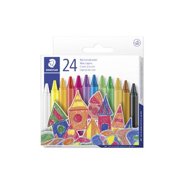STAEDTLER Craie à la cire, étui carton de 24