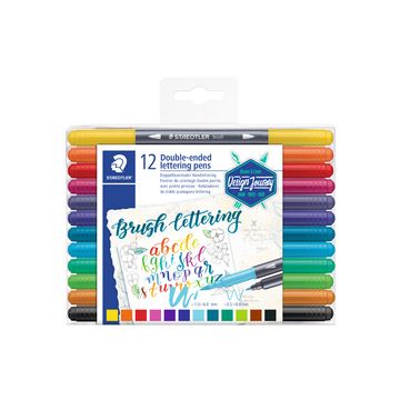 STAEDTLER Feutre calligraphie double pointe Design Journey