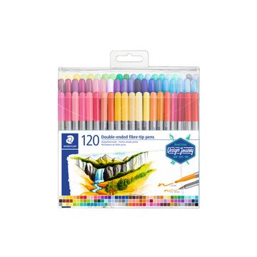 STAEDTLER Feutre double pointe Design Journey, étui de 120