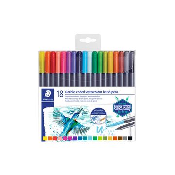 STAEDTLER Feutre double pointe Design Journey, étui de 18