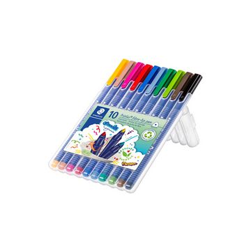 STAEDTLER Feutres triplus, étui de 10