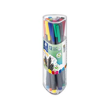 STAEDTLER Fineliner triplus BRILLIANT COLOURS, boîte de 12