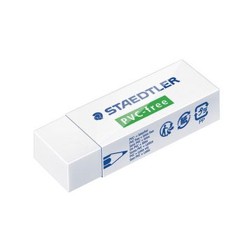 STAEDTLER Gomme B20, sans PVC, blanc
