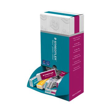 STAEDTLER Gomme plastique Mars plastic colour, présentoir