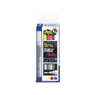STAEDTLER Lumocolor Marqueur à la craie chalk marker, étui