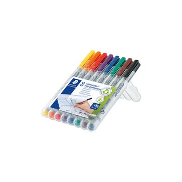 STAEDTLER Marqueur non permanent 316F Lumocolor, étui de 8