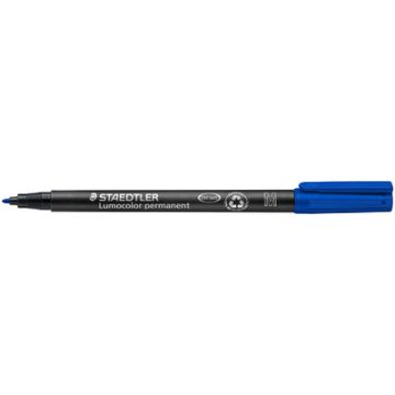 STAEDTLER Marqueur permanent 317M Lumocolor, bleu
