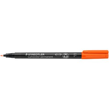 STAEDTLER Marqueur permanent 318F Lumocolor, orange