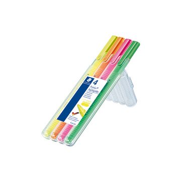 STAEDTLER Surligneur "triplus textsurfer", étui de 4