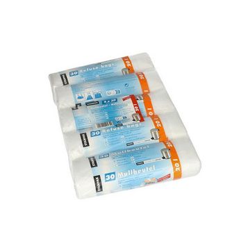 STARPAK Sac poubelle HDPE à liens coulissants, 20 litres