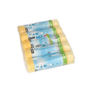 STARPAK Sac poubelle HDPE à liens coulissants, 60 litres