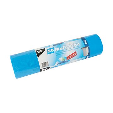 STARPAK Sac poubelle HDPE, 120 litres, bleu