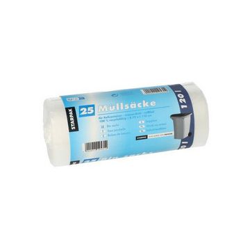 STARPAK Sac poubelle HDPE, 120 litres, transparent