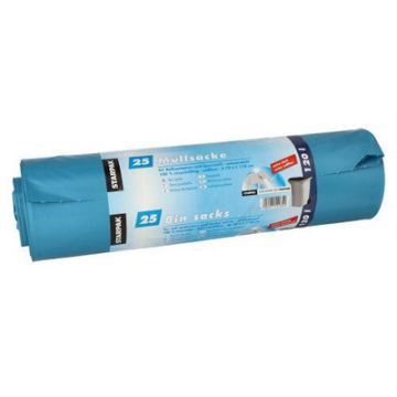 STARPAK Sac poubelle LDPE, 120 litres, transparent