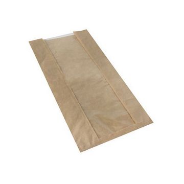 STARPAK Sachet à pain "pure", 300 x 160 x 60 mm, marron