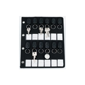 STOP Intercalaire porte-clés RPET TIMOR, A4, pour classeur