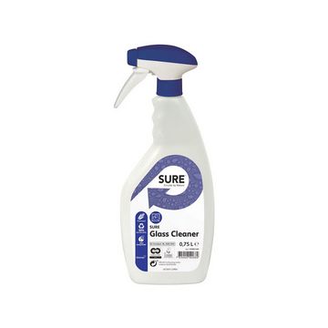 SURE Nettoyant pour vitre "Glass Cleaner", pulvérisateur de x6