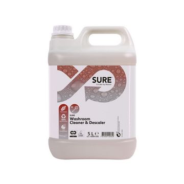 SURE Nettoyant sanitaire "Washroom Cleaner & Descaler", 5 L SURE Nettoyant sanitaire "Washroom Cleaner & Descaler", 5 L