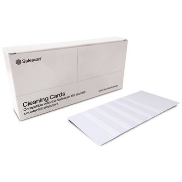 Safescan Cartes de nettoyage pour détecteurs de faux billets Safescan Cartes de nettoyage pour détecteurs de faux billets