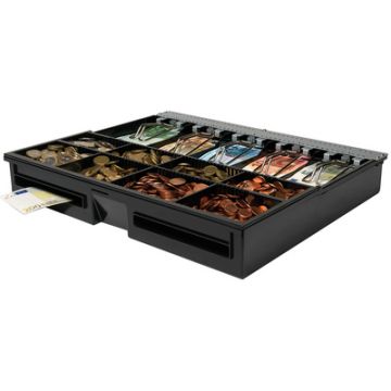 Safescan Garniture pour tiroir caisse "4646T", noir