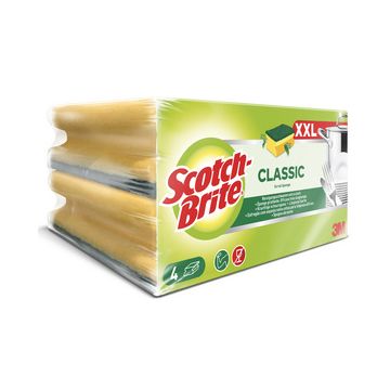 Scotch-Brite Eponge de nettoyage Classic XXL, vert/jaune