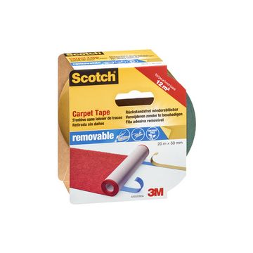 Scotch Ruban adhésif détachable pour tapis, 50 mm x 7 m