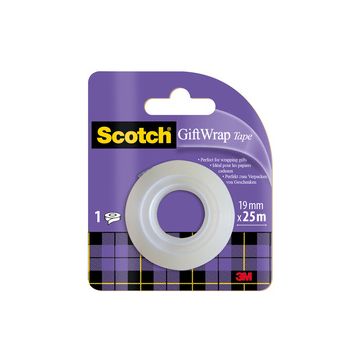 Scotch Ruban adhésif pour cadeau "GiftWrap Tape", 19mm x 25m