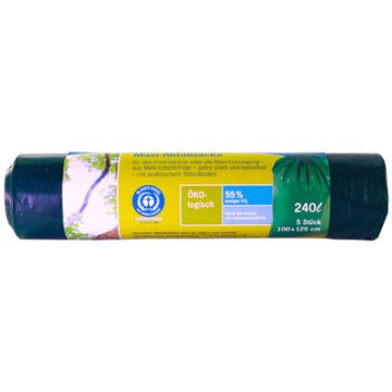 Secolan Sac poubelle Maxi, 240 litres, vert
