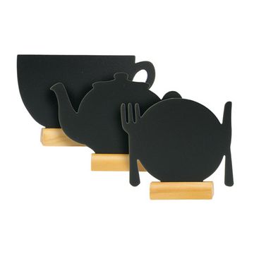 Securit Ardoise de table SILHOUETTE MINI "MIX-3