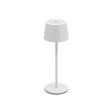 Securit Lampe de table LED rechargeable MONTE CARLO, blanc