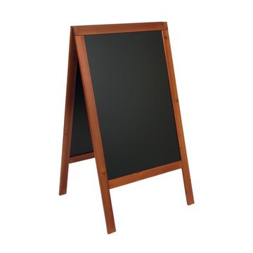 Securit Panneau trottoir WOODY, couleur acajou