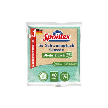 Spontex Chiffon-éponge Classic, pack de 5