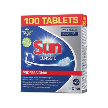 Sun Professional Pastille lave-vaisselle Classic, 100 pièces