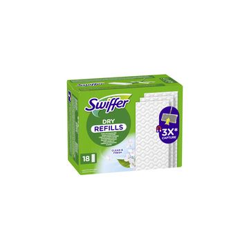Swiffer Serpillère sèche au parfum febreze, pack de recharge
