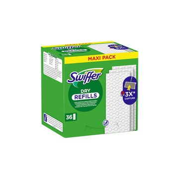 Swiffer Serpillère sèche, pack de recharge de 36
