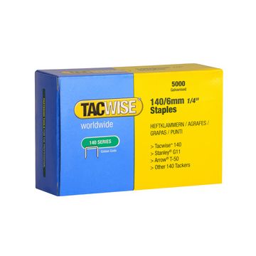 TACWISE Agrafes 140/10 mm, 2.000 pièces, galvanisé TACWISE Agrafes 140/10 mm, 2.000 pièces, galvanisé