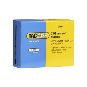 TACWISE Agrafes 71/16 mm galvanisées, 10.000 pièces