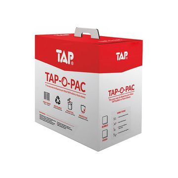 TAP Film à bulles d'air TAP-0-PAC, en carton distributeur
