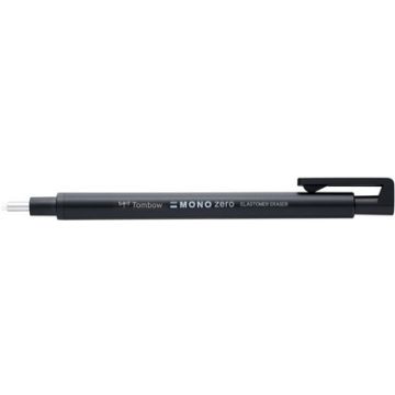 TOMBOW Stylo-gomme "MONO zero", pointe ronde, noir