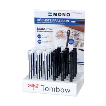 TOMBOW Stylo-gomme "MONO zero", présentoir de 24