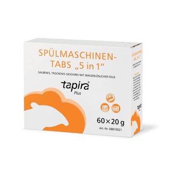 Tapira Plus Pastille pour lave-vaisselle 5 in 1, carton
