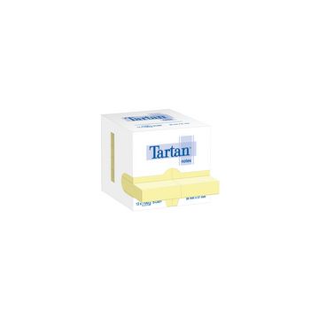 Tartan Bloc-notes repositionnable, 51 x 38 mm, jaune