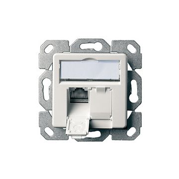 Telegärtner AMJ45 Anschlussdose Kat.6A (tief), 2 x RJ45, aw x5